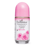 Enchanteur Romantic Roll On for Women,Long Lasting Fragrance,Odour Protection,Romanced with Flowersr Protection,Gentle on the Skin,Exotic Mix of Bulgarian Roses,Jasmine Extracts,